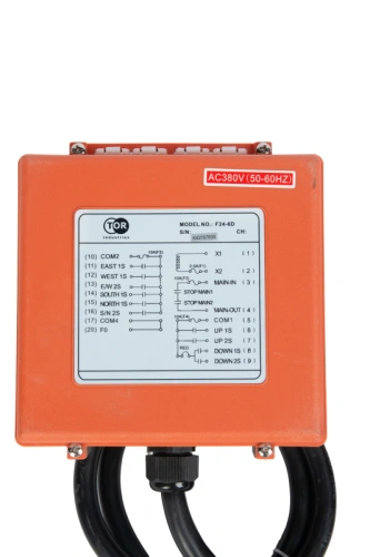 Комплект радиоуправления TOR F24-6D (380В, 6 кнопок, двухскоростной) по ценам производителя в Санкт-Петербурге с доставкой по всей России