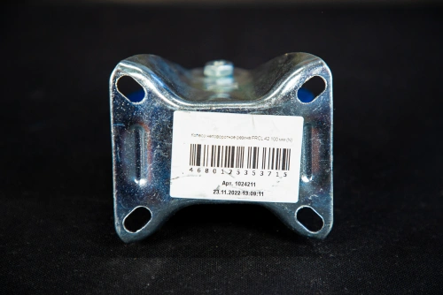 Колесо неповоротное резина FRCL 42 100 мм (N) по ценам производителя в Санкт-Петербурге с доставкой по всей России