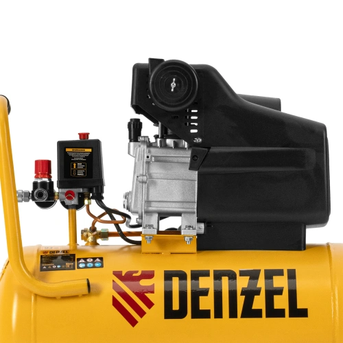 Компрессор воздушный, прямой привод DC1500/50, 1.5 кВт, 50 литров, 220 л/мин Denzel по ценам производителя в Санкт-Петербурге с доставкой по всей России