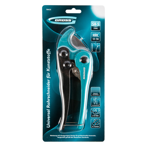 Ножницы для резки изделий из ПВХ, универсальные, D-32 мм Gross купить в Москве с доставкой по всей России | ProtosMarket.ru
