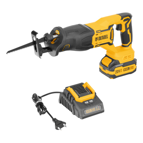 Пила сабельная аккумуляторная бесщет. RS-250, Li-Ion, 20 В Denzel по ценам производителя в Санкт-Петербурге с доставкой по всей России