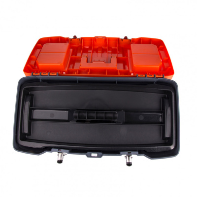 Ящик для инструмента с металлическими замками 22", 28 х 23 см, 5 х 56 см Stels по ценам производителя в Санкт-Петербурге с доставкой по всей России