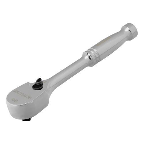 Ключ-трещотка 1/4", CrV, 120 зубьев, цельнометаллический, хром Gross по ценам производителя в Санкт-Петербурге с доставкой по всей России