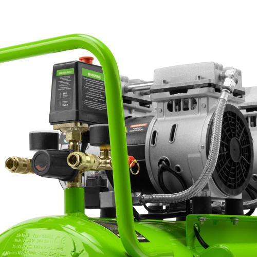 Компрессор безмаслянный малошумный МБ 2000/50, 2000 Вт, 50л, 300 л/мин Сибртех по ценам производителя в Санкт-Петербурге с доставкой по всей России