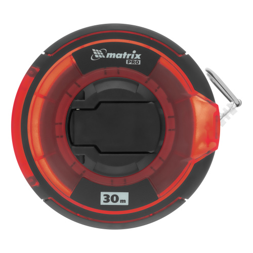Рулетка геодезическая 30 м х 12,5 мм, закрытый корпус, стальная лента, односторонняя шкала, Pro Matrix по ценам производителя в Санкт-Петербурге с доставкой по всей России