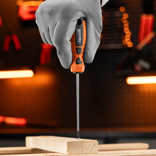 Отвертка "Point", PH0 х 100 мм, CS, двухкомпонентная рукоятка Sparta по ценам производителя в Санкт-Петербурге с доставкой по всей России