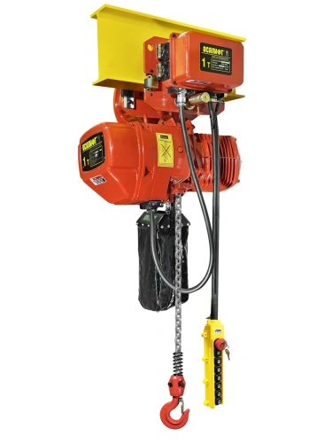 1т 4,5м таль цепная ТЭЦ OCALIFT 01-01D 380в передвижная две скорости по ценам производителя в Санкт-Петербурге с доставкой по всей России
