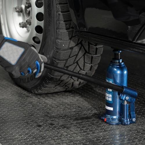 Домкрат гидравлический бутылочный, 5 т, h подъема 207-404 мм, в пластиковом кейсе Stels по ценам производителя в Санкт-Петербурге с доставкой по всей России