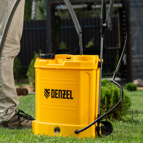 Опрыскиватель ранцевый аккумуляторный D-12LA, 12 л, 12 В, 8 Ач Denzel по ценам производителя в Санкт-Петербурге с доставкой по всей России