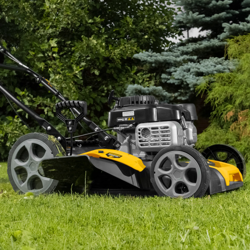 Газонокосилка бензиновая GLR-460SP-ZS, 149 см3, ширина 46 см, привод, травосборник 65 л Denzel купить в Москве с доставкой по всей России | ProtosMarket.ru