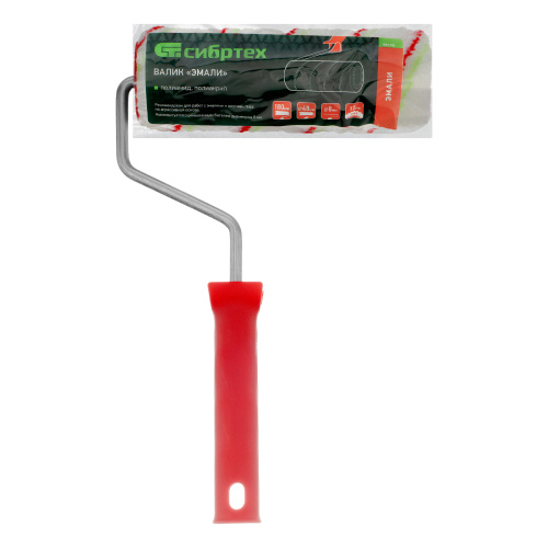 Валик "Эмали" , 180 мм, ворс 12 мм, D 48 мм, D ручки 8 мм, полиамид, полиакрил Сибртех купить в Москве с доставкой по всей России | ProtosMarket.ru