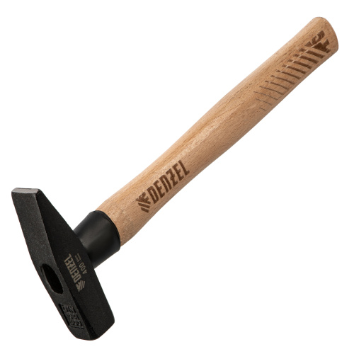 Молоток слесарный, 400 г, кованый квадратный боек, буковая рукоятка Denzel купить в Москве с доставкой по всей России | ProtosMarket.ru