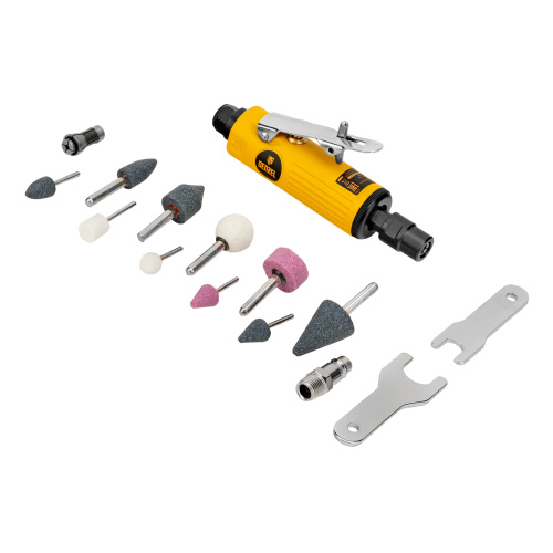 Пневмошлифмашина прямая PGS25000, 25000 об/мин, 10 шлиф. камней, цанга - 3, 6 мм, 113 л/мин Denzel по ценам производителя в Санкт-Петербурге с доставкой по всей России