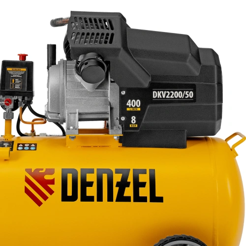 Компрессор воздушный DKV2200/50, Х-PRO 2.2 кВт, 400 л/мин, 50 л Denzel по ценам производителя в Санкт-Петербурге с доставкой по всей России