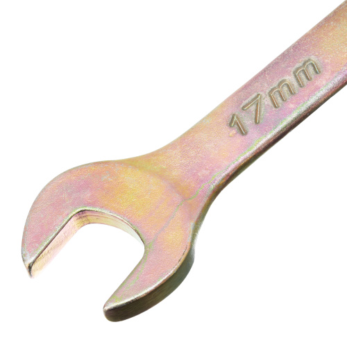 Ключ комбинированный, 17 мм, желтый цинк Сибртех купить в Москве с доставкой по всей России | ProtosMarket.ru