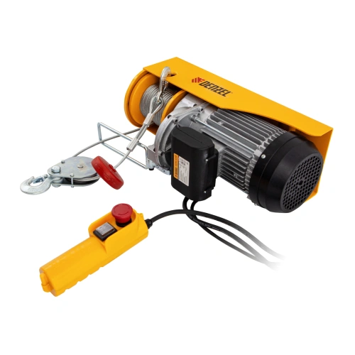 Тельфер электрический TF-1200,1.2 т, 1800 Вт, высота 12 м, 8 м/мин Denzel по ценам производителя в Санкт-Петербурге с доставкой по всей России