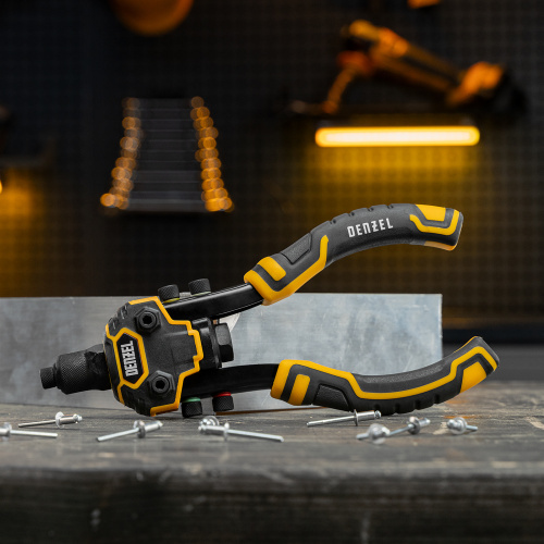 Заклепочник двуручный, заклепки 2,4-3,2-4,0-4,8-6,4 мм Denzel купить в Москве с доставкой по всей России | ProtosMarket.ru