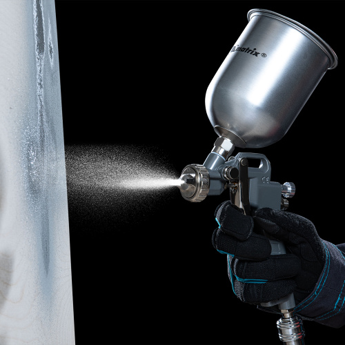 Краскораспылитель пневматический с верхним бачком V 0.6 л, сопло D 1.2, 1.5 и 1.8 мм Matrix купить в Москве с доставкой по всей России | ProtosMarket.ru