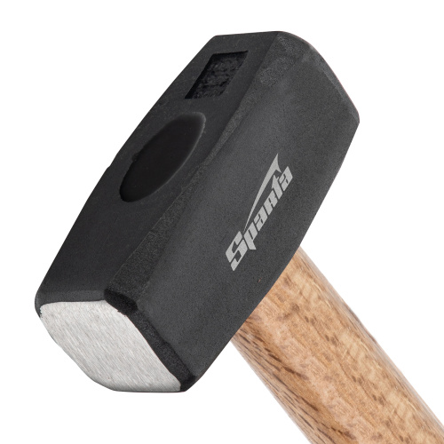 Кувалда, 2000 г, кованая головка, деревянная двухцветная рукоятка Sparta купить в Москве с доставкой по всей России | ProtosMarket.ru