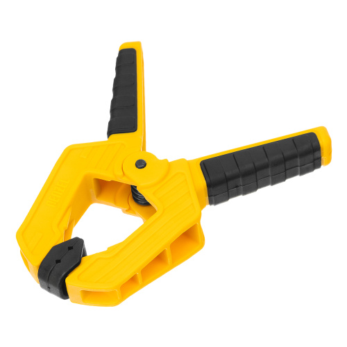 Струбцина клещеобразная, усиленная 50 х 35 мм, двухкомпонентные рукоятки Denzel по ценам производителя в Санкт-Петербурге с доставкой по всей России