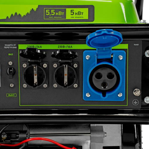 Генератор бензиновый БС-6500Э, 5.5 кВт, 230В, четырехтактный, 25 л, электростартер Сибртех по ценам производителя в Санкт-Петербурге с доставкой по всей России