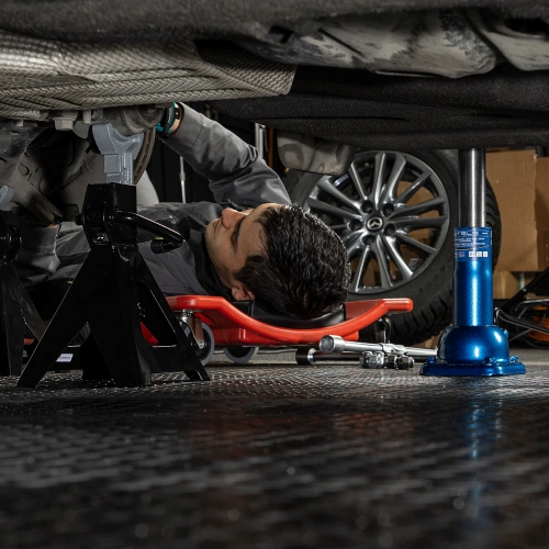 Домкрат механический бутылочный, 2 т, h подъема 210-495 мм, домкрат, ручка Stels по ценам производителя в Санкт-Петербурге с доставкой по всей России