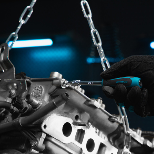 Набор инструментов, 1/4", 1/2", CrV, 120 зубьев, 76 предметов Gross купить в Москве с доставкой по всей России | ProtosMarket.ru