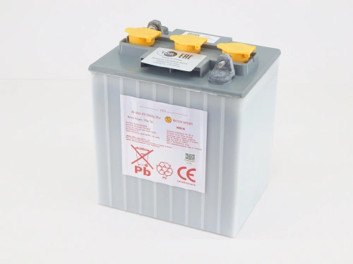 Аккумулятор свинцово-кислотный (WET) 6В/200Ач 245х190х280 для штaбeлеров CDDK/CDDR по ценам производителя в Санкт-Петербурге с доставкой по всей России