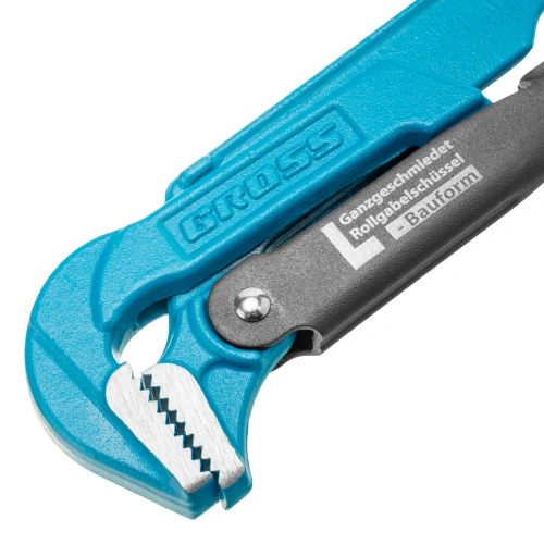 Ключ трубный рычажный 1, №1, цельнокованый, CrV, тип "L" Gross по ценам производителя в Санкт-Петербурге с доставкой по всей России