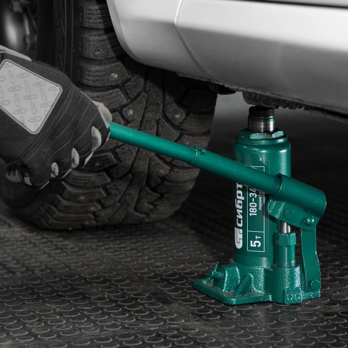 Домкрат гидравлический бутылочный, 5 т, 180-340 мм Сибртех по ценам производителя в Санкт-Петербурге с доставкой по всей России