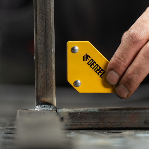 Набор из 4 магнитных фиксаторов для сварочных работ Denzel по ценам производителя в Санкт-Петербурге с доставкой по всей России