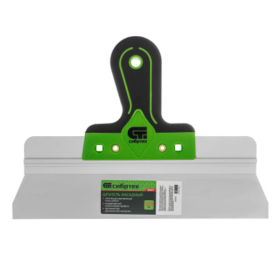 Шпатель фасадный, нержавеющая сталь 420S45, 300 мм, 2-компонентная ручка Сибртех купить в Москве с доставкой по всей России | ProtosMarket.ru