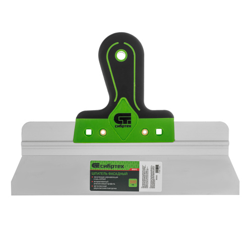 Шпатель фасадный, нержавеющая сталь 420S45, 300 мм, 2-компонентная ручка Сибртех купить в Москве с доставкой по всей России | ProtosMarket.ru