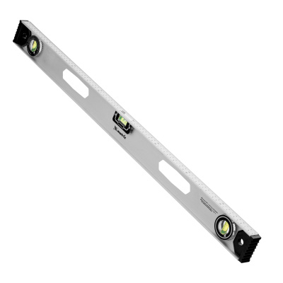 Уровень алюминиевый "Рельс", 800 мм, 3 глазка (1 поворотный) Matrix по ценам производителя в Санкт-Петербурге с доставкой по всей России