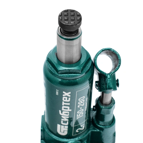 Домкрат гидравлический бутылочный, 2 т, 150-280 мм, в пласт. кейсе Сибртех по ценам производителя в Санкт-Петербурге с доставкой по всей России