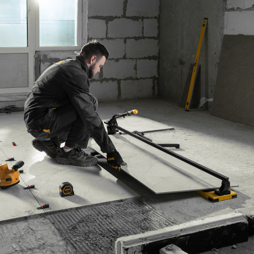 Плиткорез рельсовый 1200х16мм, каретка на подш., стальная станина, усил. рукоятка-пенал Denzel по ценам производителя в Санкт-Петербурге с доставкой по всей России