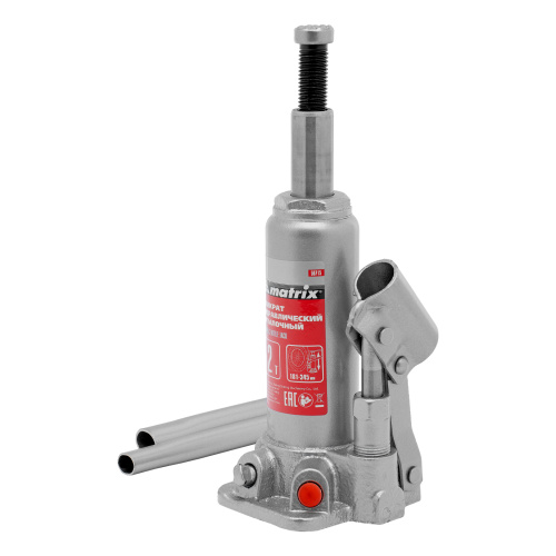 Домкрат гидравлический бутылочный, 2 т, высота подъема 181-345 мм Matrix по ценам производителя в Санкт-Петербурге с доставкой по всей России