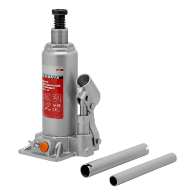 Домкрат гидравлический бутылочный, 4 т, h подъема 194-372 мм Matrix купить в Москве с доставкой по всей России | ProtosMarket.ru
