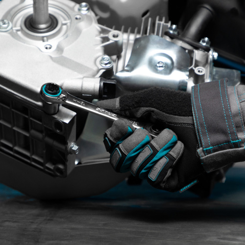 Набор ключей накидных с трещоткой, 8-19 мм, 2 шт, многоразмерные, реверсивные, CrV Gross купить в Москве с доставкой по всей России | ProtosMarket.ru