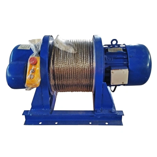 Лебедка электрическая 1500кг 100м с канатом 380В TOR KDJ PRO по ценам производителя в Санкт-Петербурге с доставкой по всей России