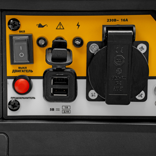 Генератор инверторный GS-1100iF, 1,1 кВт, 230 В, ручной старт DENZEL по ценам производителя в Санкт-Петербурге с доставкой по всей России