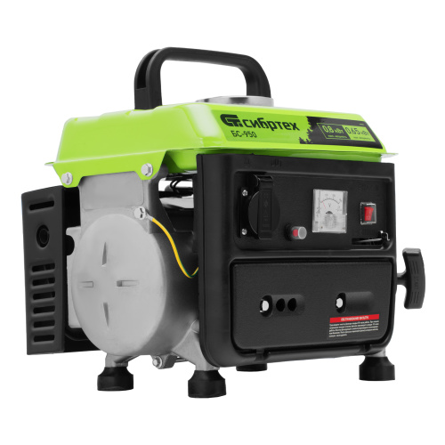 Генератор бензиновый БС-950, 0.8 кВт, 230 В, 2-х тактный, 4 л, ручной стартер Сибртех купить в Москве с доставкой по всей России | ProtosMarket.ru