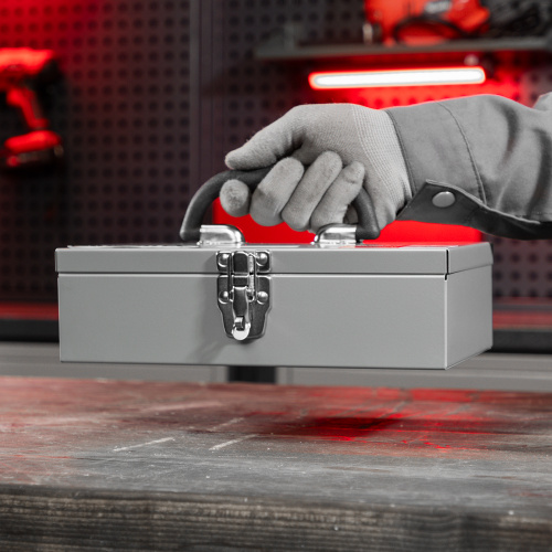 Ящик для инструмента, 284 х 160 х 78 мм, металлический Matrix купить в Москве с доставкой по всей России | ProtosMarket.ru