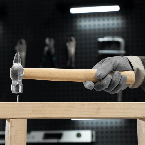 Молоток слесарный, 400 г, круглый боек, деревянная рукоятка по ценам производителя в Санкт-Петербурге с доставкой по всей России