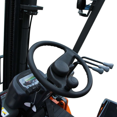 Электрический вилочный погрузчик CPD15-HA2 со свободным подъемом и боковым смещением вил по ценам производителя в Санкт-Петербурге с доставкой по всей России