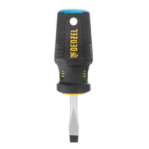 Отвертка SL6x38 мм, CrV, трехкомпонентная рукоятка Denzel по ценам производителя в Санкт-Петербурге с доставкой по всей России