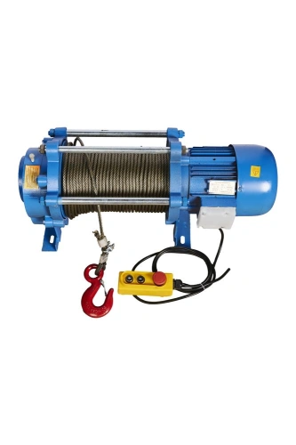 Лебедка электрическая  750 кг  70 м с канатом 380 В TOR KCD по ценам производителя в Санкт-Петербурге с доставкой по всей России