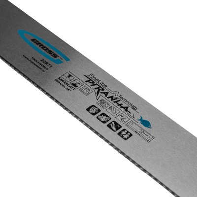 Пильное полотно для прецизионного стусла "Piranha", 600 мм, каленый зуб 2D, 24 TPI Gross купить в Москве с доставкой по всей России | ProtosMarket.ru