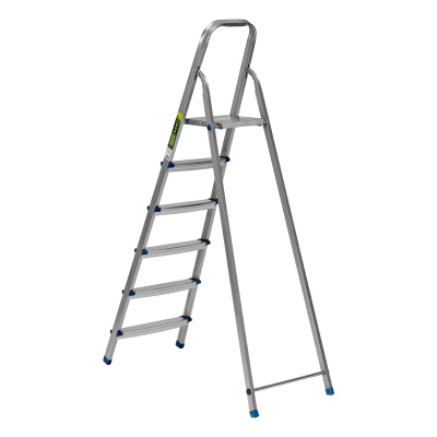 Стремянка, 6 ступеней, стальная, оцинкованная Сибртех по ценам производителя в Санкт-Петербурге с доставкой по всей России
