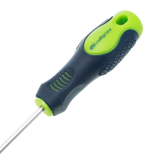 Отвертка, SL4 х 150 мм, CrV, двухкомпонентная рукоятка Сибртех купить в Москве с доставкой по всей России | ProtosMarket.ru